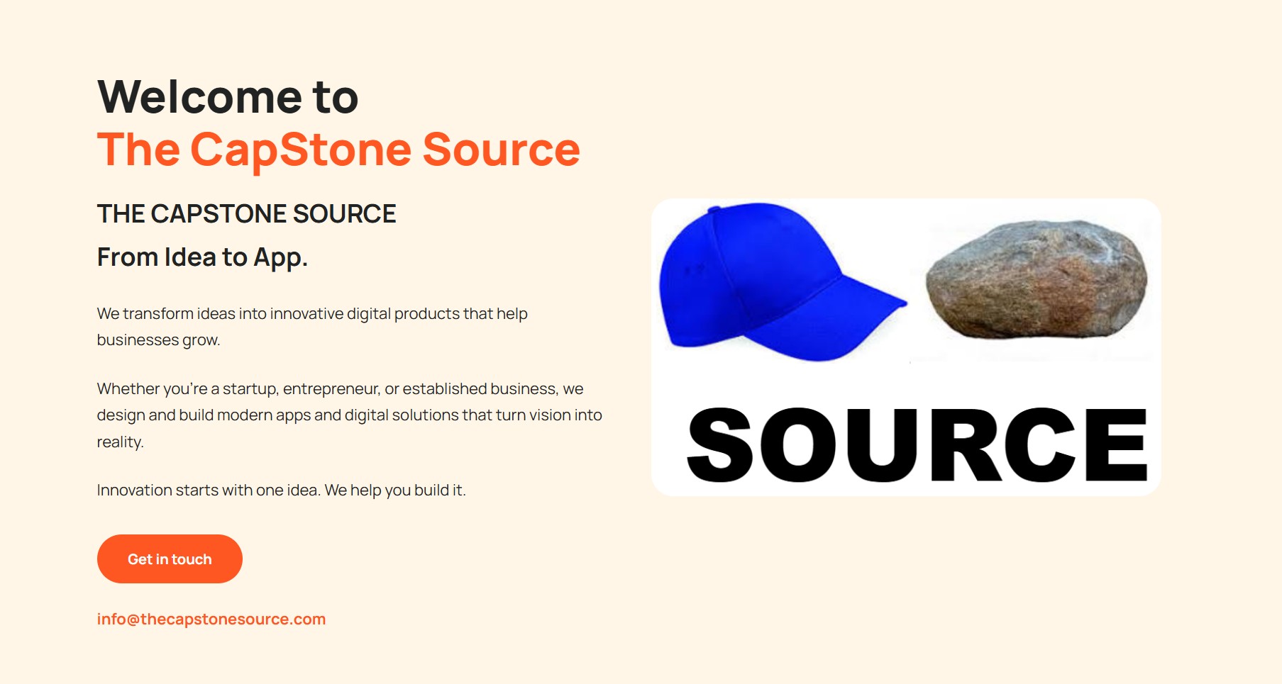 The Capstone Source — From Ideas to Impact